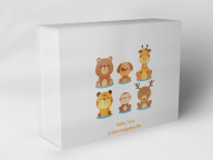 Boîte cadeau "Bébés animaux et animaux de la forêt"