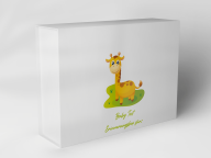 Boîte cadeau "Giraffe Babytext"