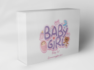 Boîte cadeau "Baby Girl Teddyboot"