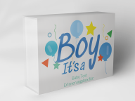 Boîte cadeau "Ballons et étoiles"