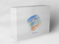 Boîte cadeau "Aquarell Thank You"
