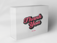 Boîte cadeau "Thank You"
