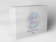 Boîte cadeau "Nuages et étoiles"