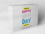 Boîte cadeau "Happy Birthday"