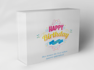Boîte cadeau "Happy Birthday"