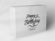 Boîte cadeau "Happy Birthday"