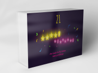 Boîte cadeau "Confettis d'anniversaire étoiles"