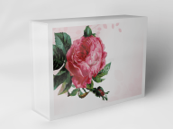 Boîte cadeau "rose fleur de rose"