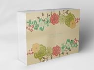 Boîte cadeau "Couronne de fleurs"