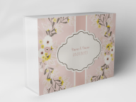 Boîte cadeau "Fleurs et branches"
