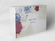 Boîte cadeau "Couronne de fleurs roses"