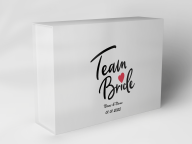Boîte cadeau "Team Bride Cœur"