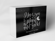 Boîte cadeau "Étoiles et lune"