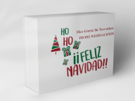 Boîte cadeau "sapin de Noël et cadeaux"