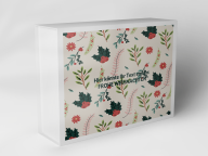 Boîte cadeau "Baies et branches de Noël"