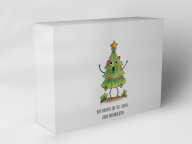 Boîte cadeau "figurine de sapin de Noël"