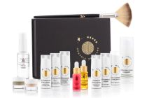 Coffret cadeau "LAYERING SET pour peau impure, grasse ou à pores dilatés en format échantillon et voyage"