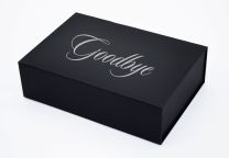 Boîte cadeau "Goodbye" différentes couleurs et tailles