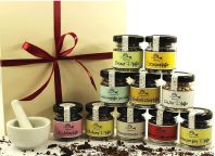 Set cadeau "Poivres et sels du monde dans une boîte cadeau"