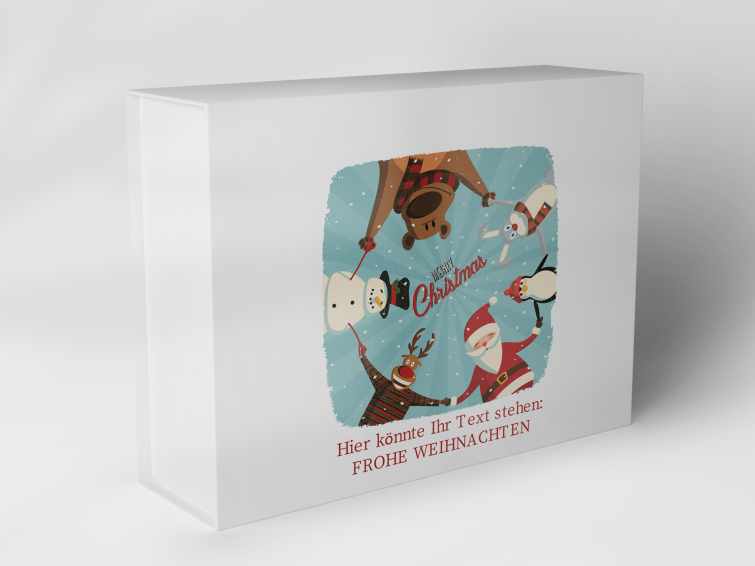 Boîte cadeau "Animaux de Noël et Santa" 1007_08_0006 