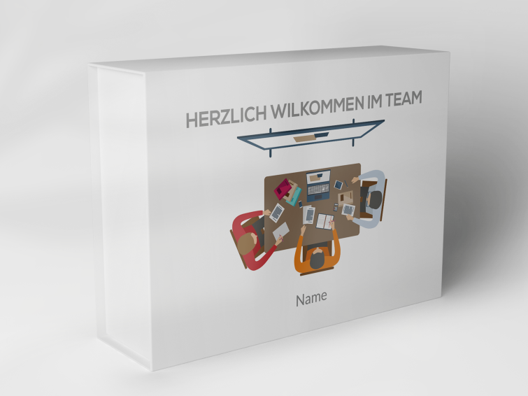 Boîte cadeau "Scène de bureau avec équipe" 1007_07_0010