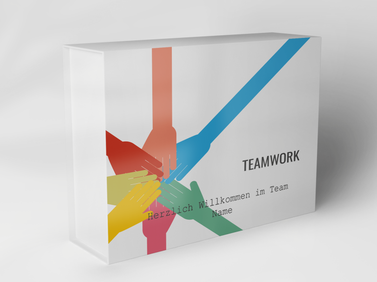 Boîte cadeau "bunte Hände Teamwork" 1007_07_0011