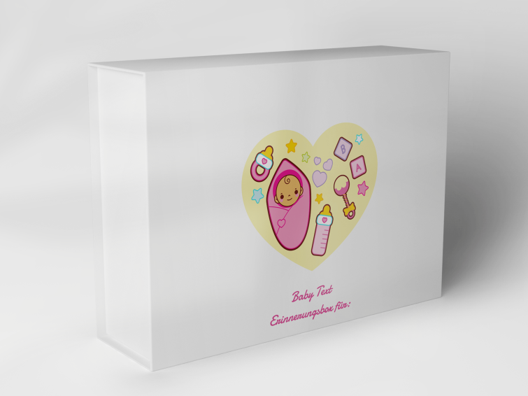 Boîte cadeau "Bébé et cœurs" 1007_01_0051 