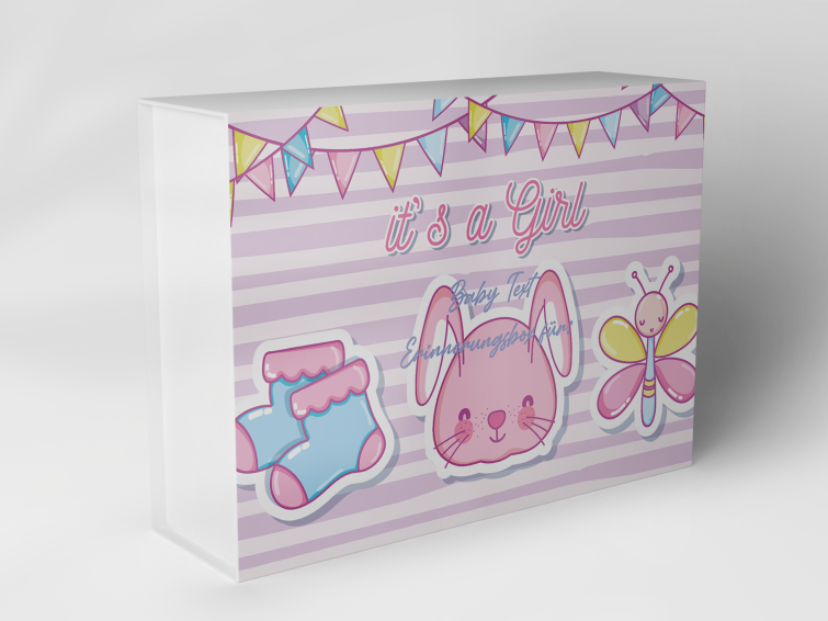Boîte cadeau "Pattes de lapin papillon" 1007_01_0060