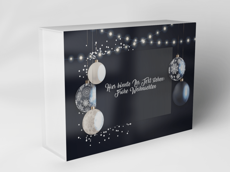 Boîte cadeau "Boules de Noël et guirlandes lumineuses" 1007_08_0072