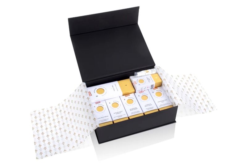 Coffret cadeau "ENSEMBLE SOIN DE LA PEAU EXCLUSIF avec 8 produits intensément nourrissants" G21006_14 