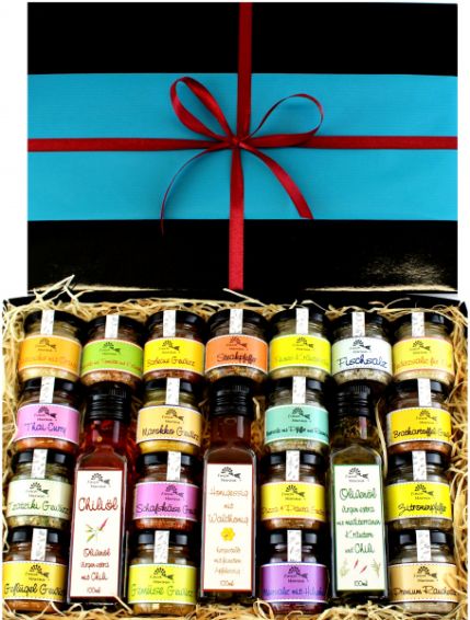Coffret cadeau "Boîte d'épices avec vinaigre et huile dans la boîte cadeau" G18811_05
