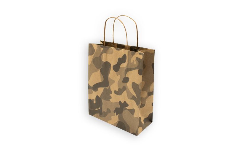 Sac américain camouflage avec rabat bordé en différentes tailles 3707CAM