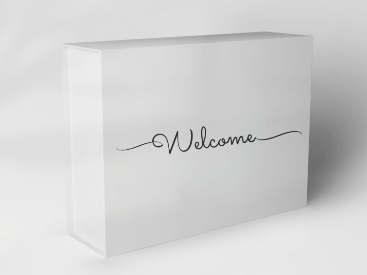 Boîte cadeau "inscription de bienvenue" 1007M5_