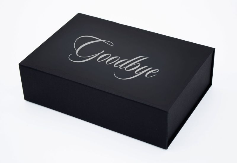 Boîte cadeau "Goodbye" différentes couleurs et tailles 1007M21_ 