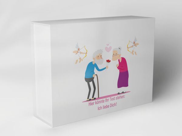 Boîte cadeau "Amour des seniors avec Cupidon" 1007_06_0007 