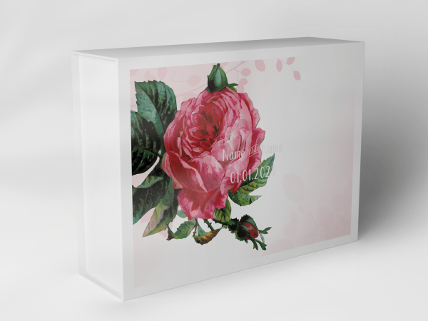 Boîte cadeau "rose fleur de rose" 1007_05_0017 Boîte cadeau "rose fleur de rose" 1007_05_0017