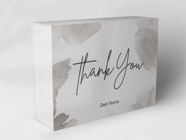 Boîte cadeau "Aquarellblätter Thank You" 1007_02_0012 Boîte cadeau "Aquarellblätter Thank You" 1007_02_0012