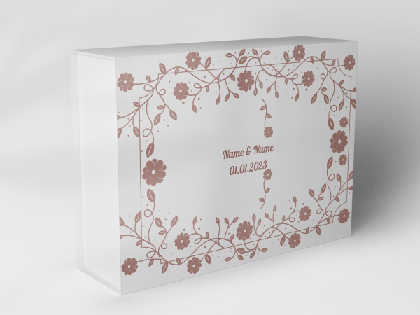 Boîte cadeau "Guirlande florale en rose" 1007_05_0033 Boîte cadeau "Guirlande florale en rose" 1007_05_0033