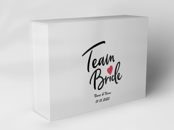 Boîte cadeau "Team Bride Cœur" 1007_05_0072 Boîte cadeau "Team Bride Cœur" 1007_05_0072
