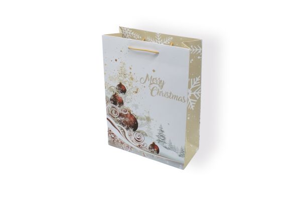 Sac en papier à poignées 27x12x37 cm pour Noël "Wetzlar" 5107W27001 