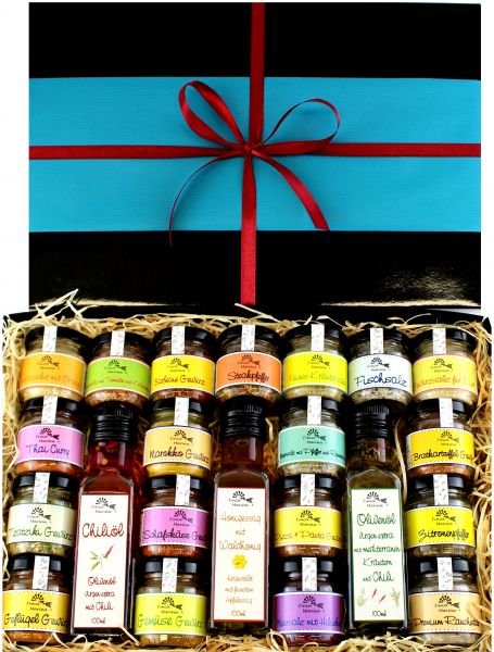 Coffret cadeau "Boîte d'épices avec vinaigre et huile dans la boîte cadeau" G18811_05 Coffret cadeau "Boîte d'épices avec vinaigre et huile dans la boîte cadeau" G18811_05
