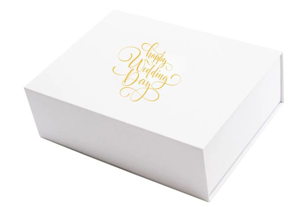 Boîte cadeau "Happy Wedding Day" différentes couleurs et tailles 1007M17_ Boîte cadeau "Happy Wedding Day" différentes couleurs et tailles 1007M17_