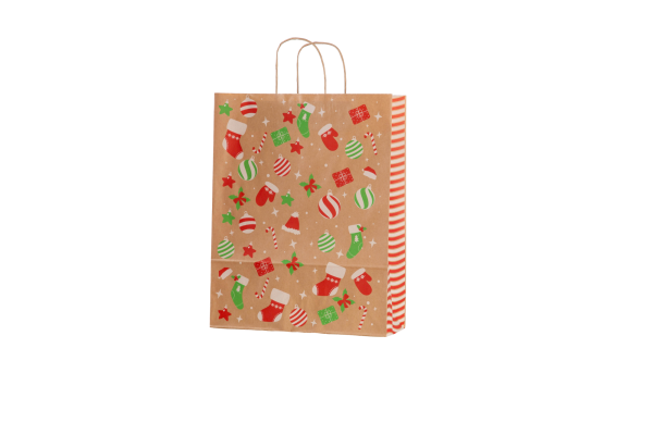 Papier-Tragetaschen Weihnachtsmotiv "Weihnachtsfreude" versch. Größen, gedrehte Papierkordel 3707WF Papier-Tragetaschen Weihnachtsmotiv "Weihnachtsfreude" versch. Größen, gedrehte Papierkordel 3707WF